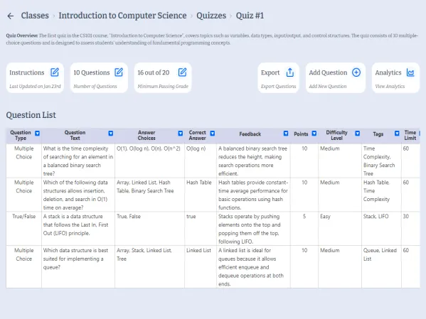 AI Quiz Creator